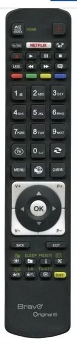 BRAVO Fernbedienung - ORIGINAL 6 (TELEFUNKEN) (schwarz)