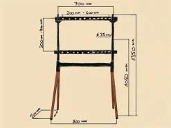 DTRON Standfuss- Dtron Video-Assistent TV-Stand, 49"-70" (schwarz / Wallnuss) -Imou Shop a80742 637485678065885083 700x700 vcenterhcenter.jpeg