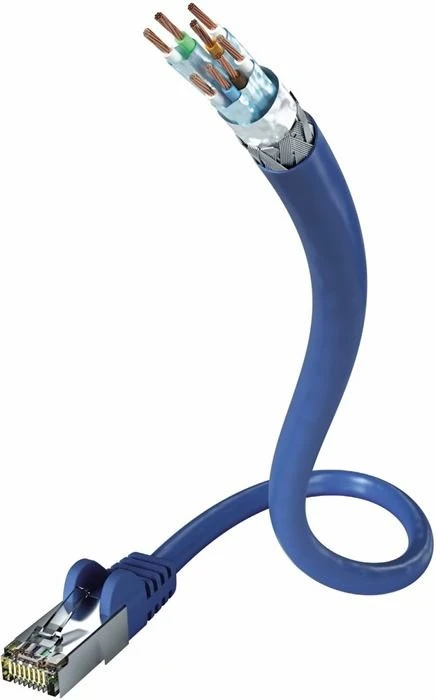 Inakustik Premium Netzwerkkabel CAT7, 0,5m - 009250005, Profi Bulk (blau) 4 Inakustik Premium Netzwerkkabel CAT7, 0,5m - 009250005, Profi Bulk (blau) – Bild 2