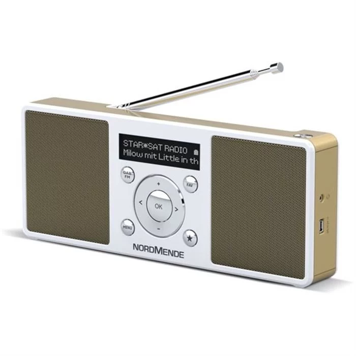 Nordmende DAB+ Radio - Transita 200 (DAB+) (weiss/perlgold) 5 Nordmende DAB+ Radio - Transita 200 (DAB+) (weiss/perlgold) – Bild 3