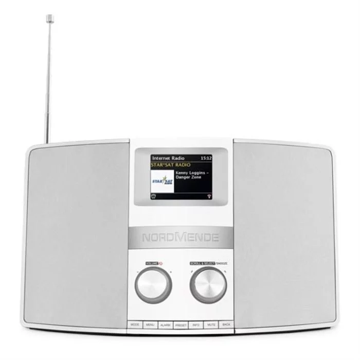 Nordmende DAB+ Radio - Transita 400 (DAB+/Internetradio) (weiss / Silber) 4 Nordmende DAB+ Radio - Transita 400 (DAB+/Internetradio) (weiss / Silber) – Bild 2