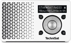 TechniSat DIGITRADIO1 - DAB+/UKW/ Portabel (weiss / Silber)