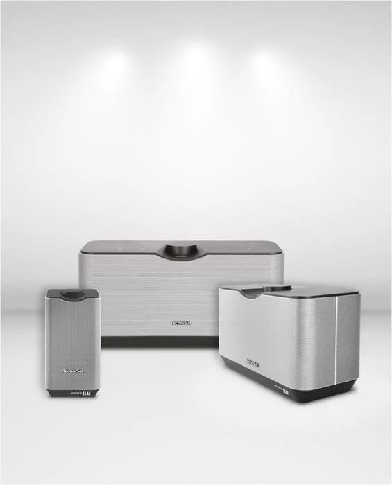TechniSat AUDIOMASTER-MR3 - Multiroom-Lautsprecher (silber / Schwarz) 4 TechniSat AUDIOMASTER-MR3 - Multiroom-Lautsprecher (silber / Schwarz) – Bild 2