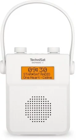 TechniSat DIGITRADIO30 - Digitales Duschradio/BT/AKKU (weiss)