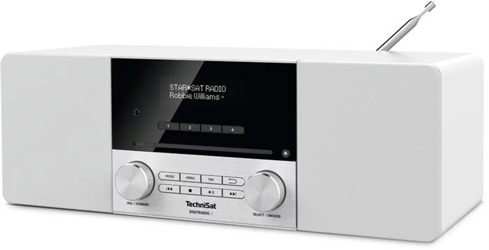 TechniSat DIGITRADIO3 - DAB+/UKW/CD/BT (weiss / Grau) 4 TechniSat DIGITRADIO3 - DAB+/UKW/CD/BT (weiss / Grau) – Bild 2