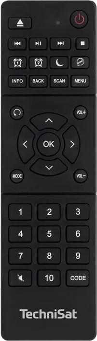 TechniSat TechniControl-DAB+ -Unversal FB Zu DigitRadios (schwarz)