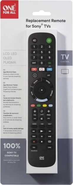 ONE FOR ALL Fernbedienung - URC4912 Sony (schwarz) -Imou Shop a97093 637639379529736792 700x700 vcenterhcenter.jpeg