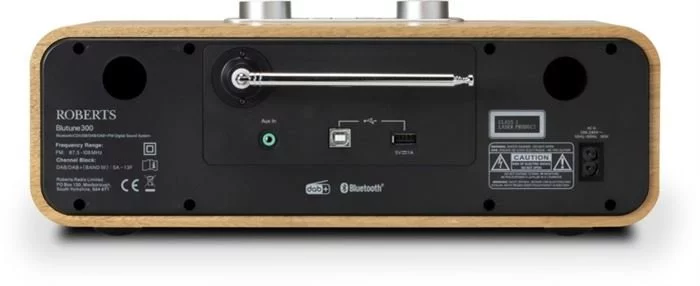 Roberts DAB+ Radio - BluTune 300 DAB+ BT (kirsch) 4 Roberts DAB+ Radio - BluTune 300 DAB+ BT (kirsch) – Bild 2