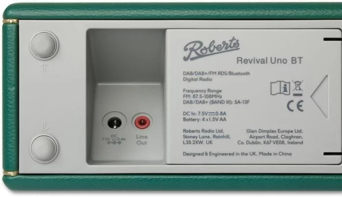 Roberts DAB+ Radio - Uno Bluetooth (grün) 10 Roberts DAB+ Radio - Uno Bluetooth (grün) – Bild 8